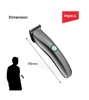 Impex Trimmer IHC3 Corded and Cordless Rechargeable