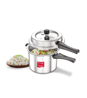 Prestige Popular Svachh 5.L + 3L Aluminum Outer Lid Pressure Cooker, combo